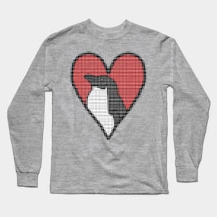 My Penguin Valentines Day Heart Filled with Hearts Long Sleeve T-Shirt